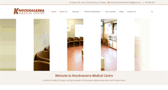 Desktop Screenshot of knocknacarramedicalcentre.ie