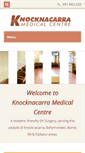 Mobile Screenshot of knocknacarramedicalcentre.ie