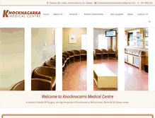 Tablet Screenshot of knocknacarramedicalcentre.ie